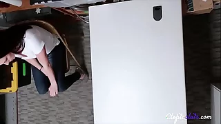 Dirty ShopLifter Fucks Officer to escape JAIL